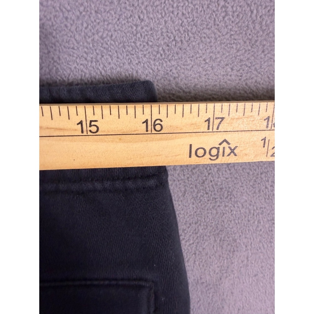 Nike Mens M Black Joggers Gym Workout Swoosh Club Fleece Sweatpants - Picture 4 of 10